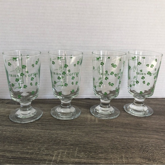 Vtg Irish Coffee Glass Set - Picture 1 of 9